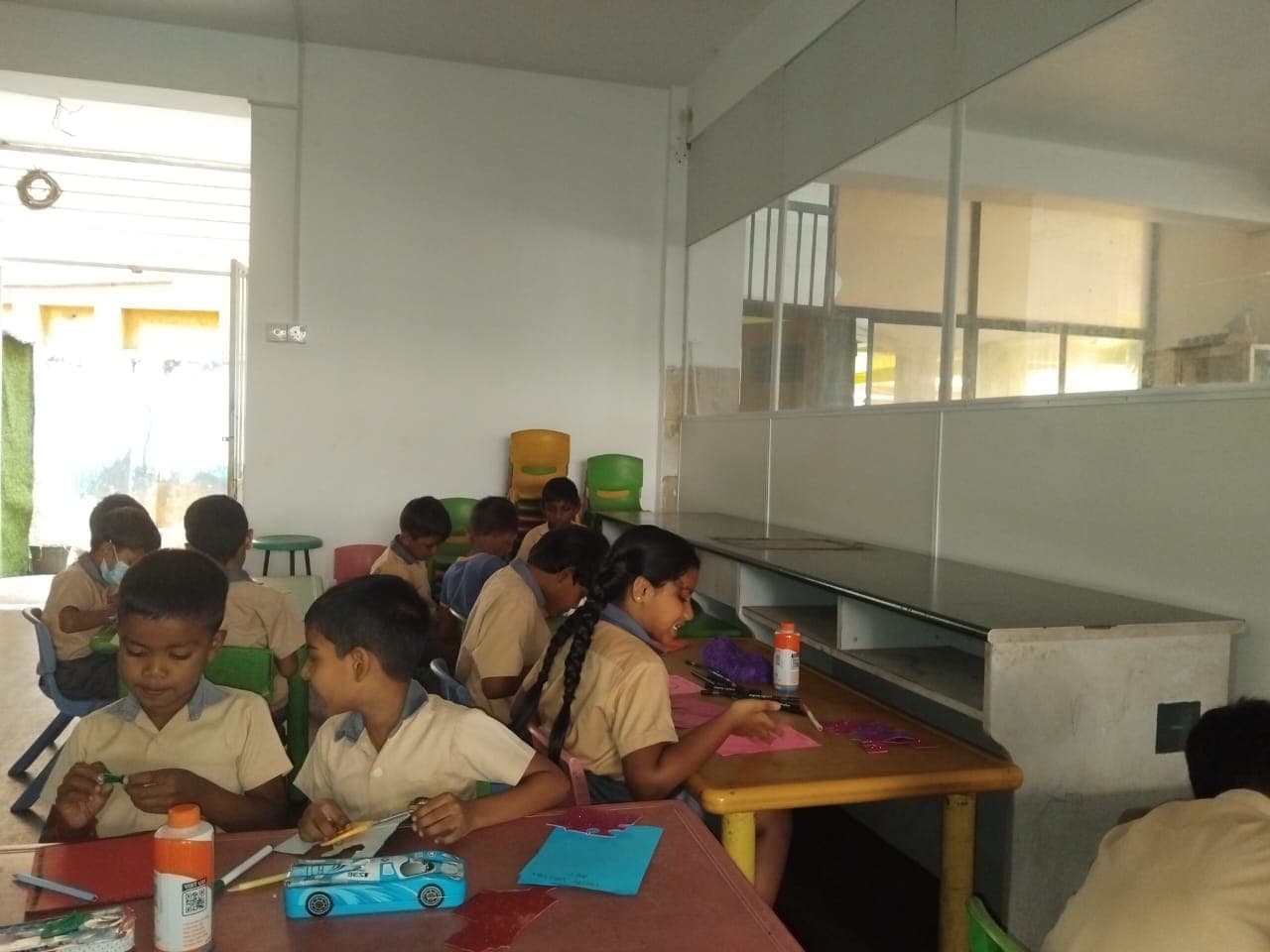 Crafting Vesak Lanterns